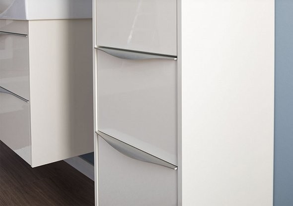 Aquanet Франка 00183050 Шкаф-пенал подвесной, слоновая кость 40