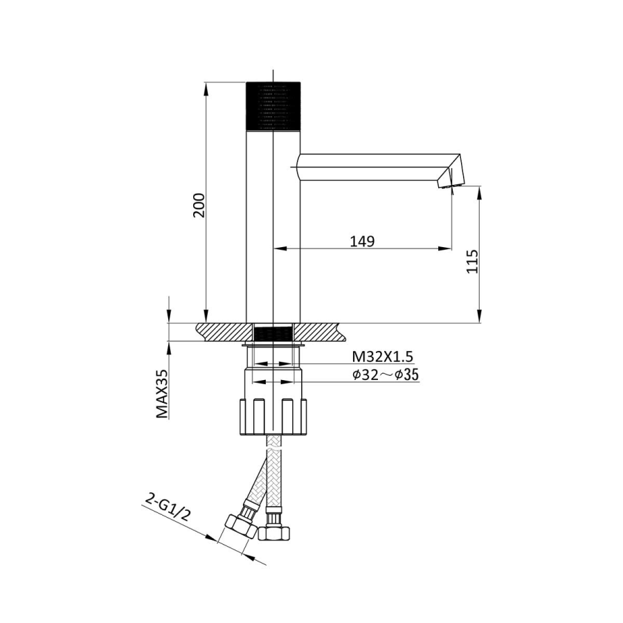 Vincea Desire смеситель для раковины золото VBF-1D3BG