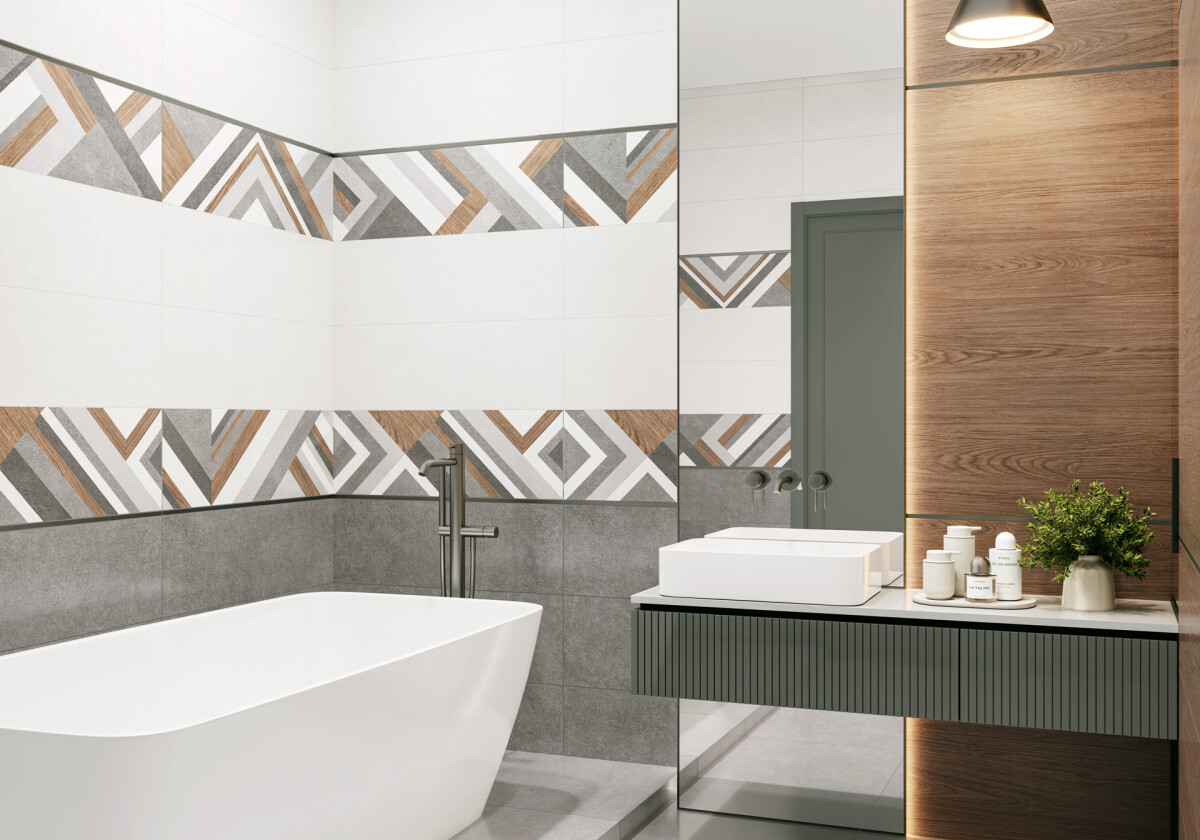 Alma Ceramica Stereo Керамическая плитка настенная 300 x 900 x 8.5 TWU3090STO74R