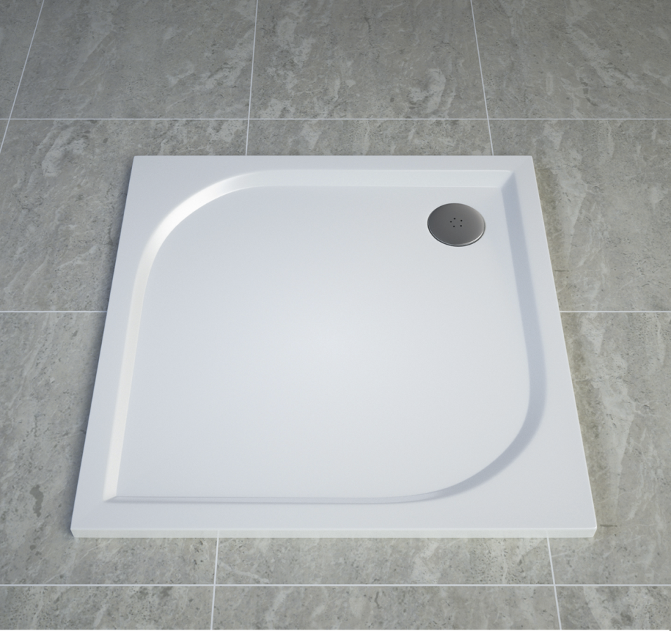 SanSwiss Tracy San Swiss WAQ09004 90*90*3 душевой поддон литьевой мрамор