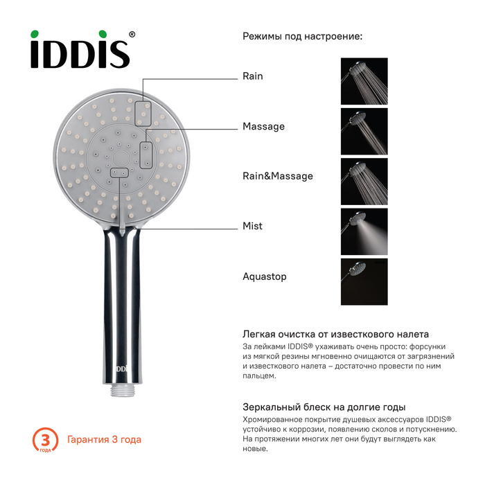 Iddis душевая лейка 0605F00i19