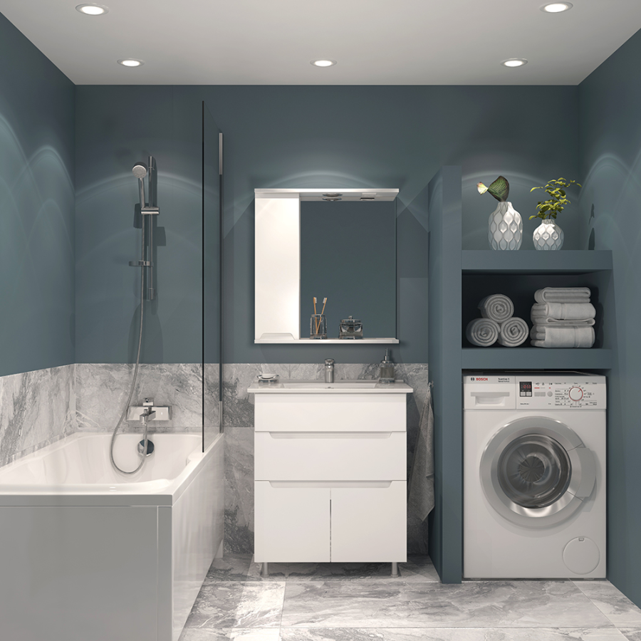 EvaGold Paola тумба 65 см с раковиной Оскар 65 EG010177