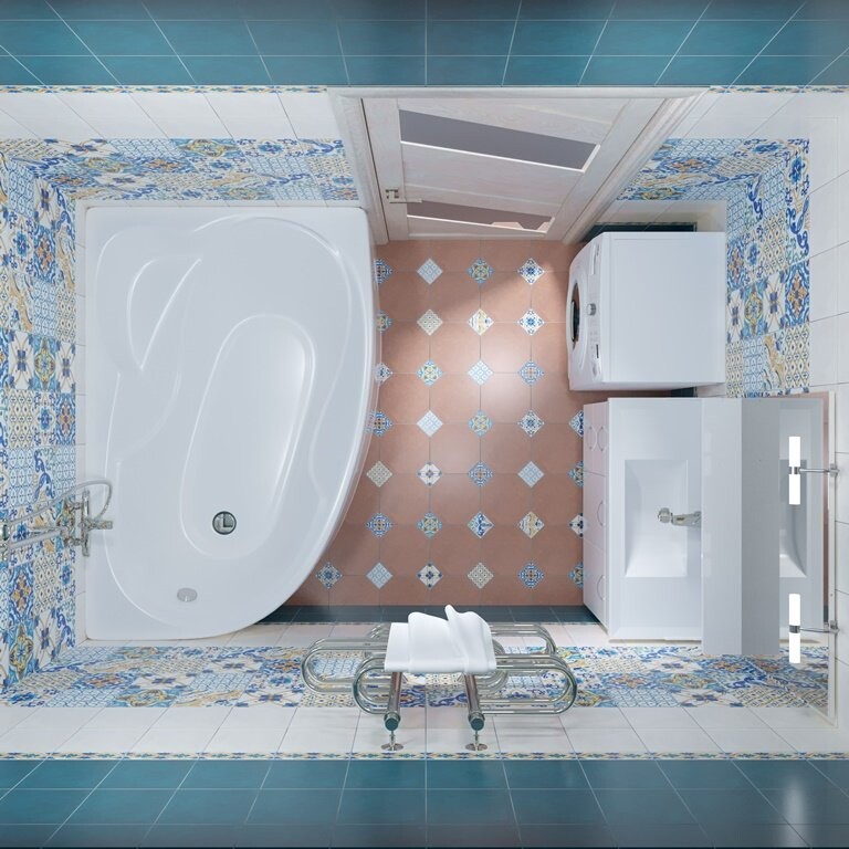 Triton Кайли 150*101 ванна акриловая асимметричная L