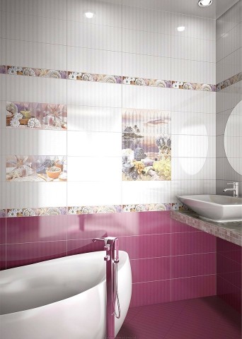 Azori Variete lila harmony 60х50см декор-панно из 3шт глянцевое