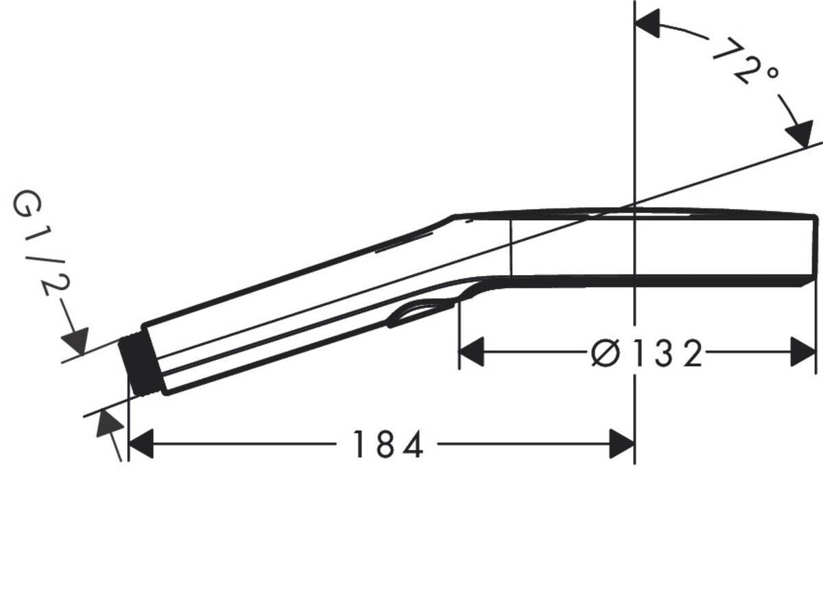 Hansgrohe Rainfinity Ручной душ 130 3jet бронза 26864140