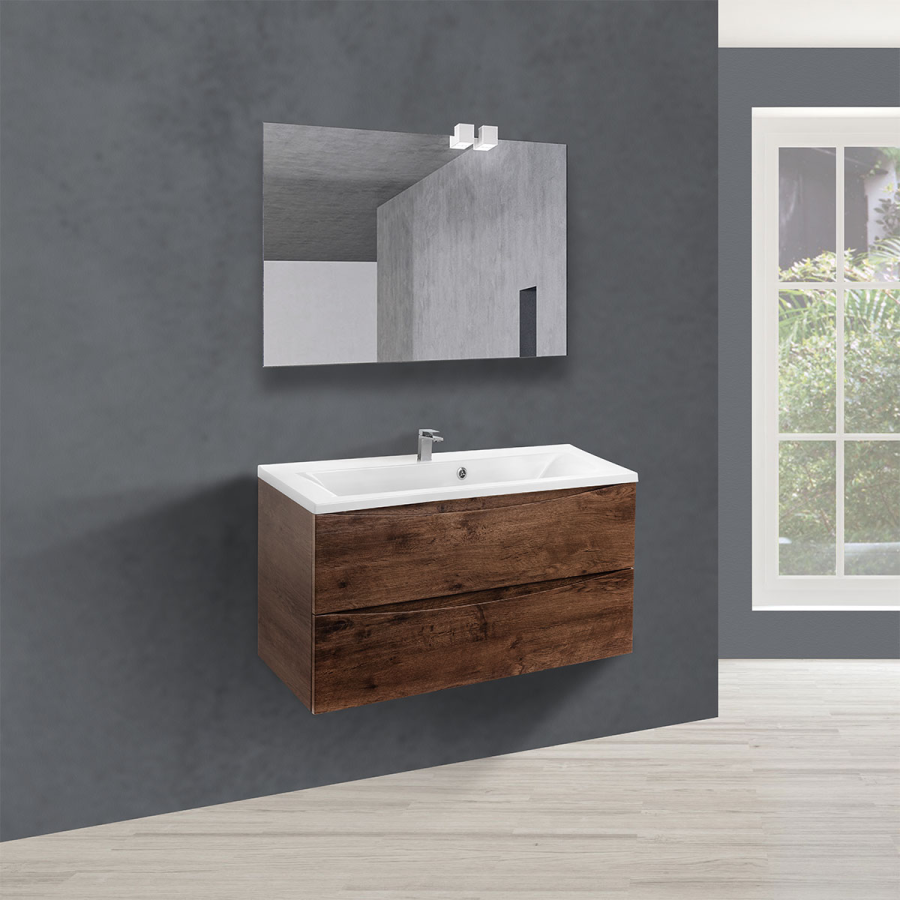 Vincea тумба под раковину Mia 900 R.Wood VMC-2MA900RW