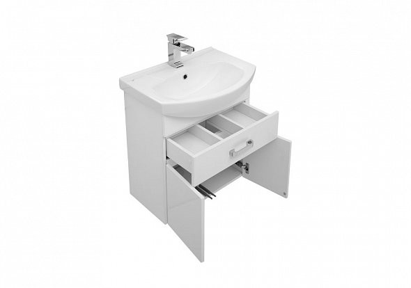 Aquanet Ирис 60 тумба с умывальником 00212657 подвесная