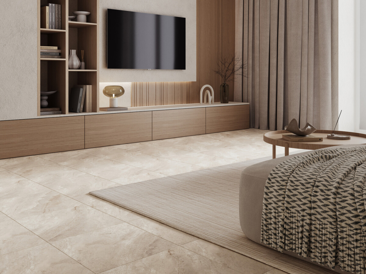 Керамогранит Cersanit Avalon бежевый рельеф 42x42 A17916