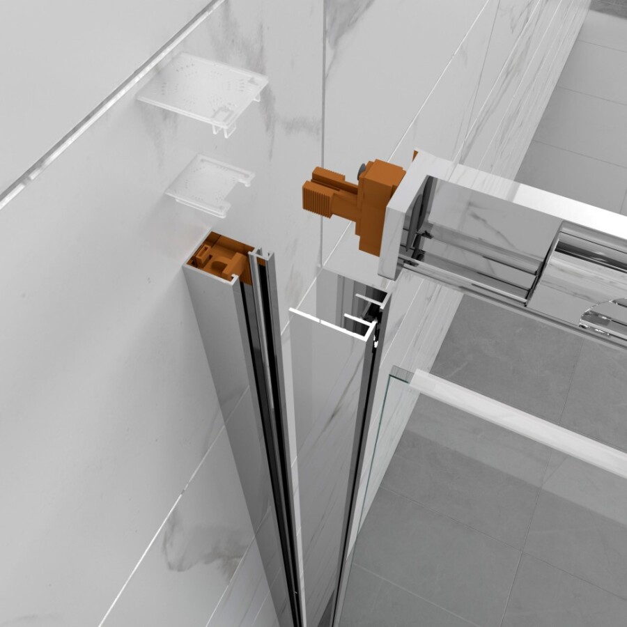 Душевая Ширма Triton pro Фикс-Хром 80х80 Щ0000074406