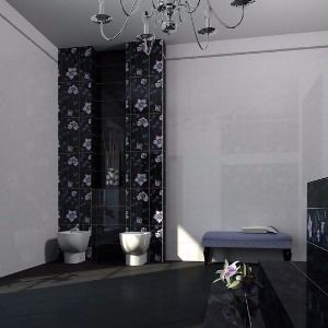 Нефрит Аллегро 20х40см плитка настенная голубая