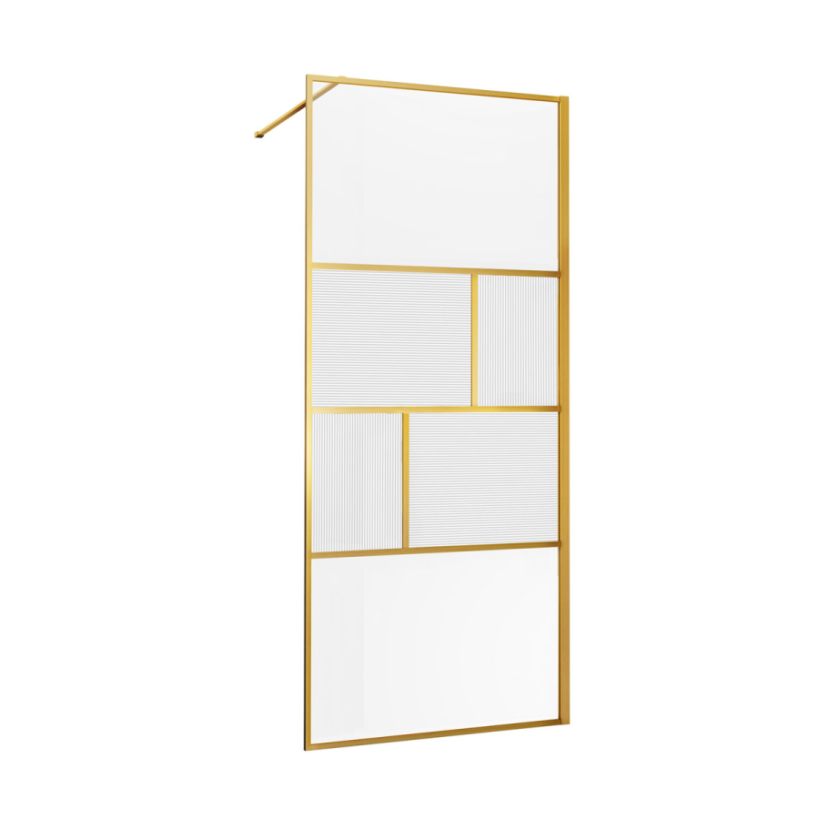 Vincea Walk-In душевая перегородка 80 см золото VSW-1HC800CFBG