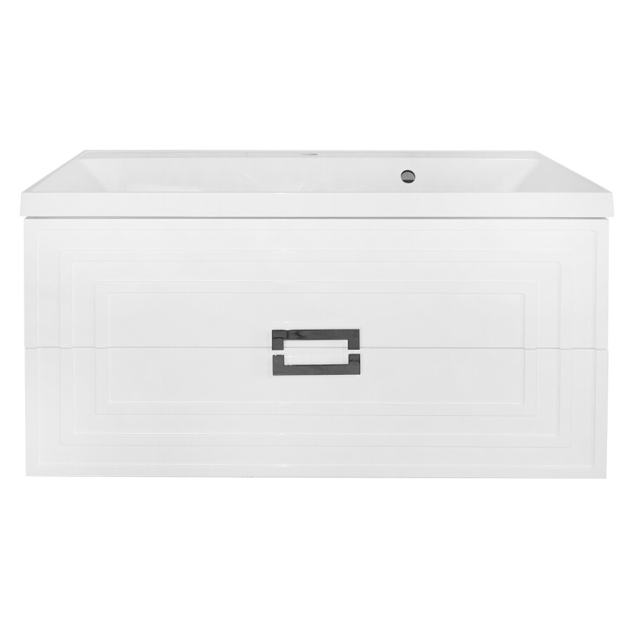 Комплект Тумба Azario ARMARIO 100/2 1000х450х585 подвесная, с раковиной CLASSIK 100, белый глянцевый CS00096974