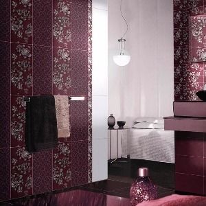 Нефрит Аллегро Бордо 20х40см плитка настенная