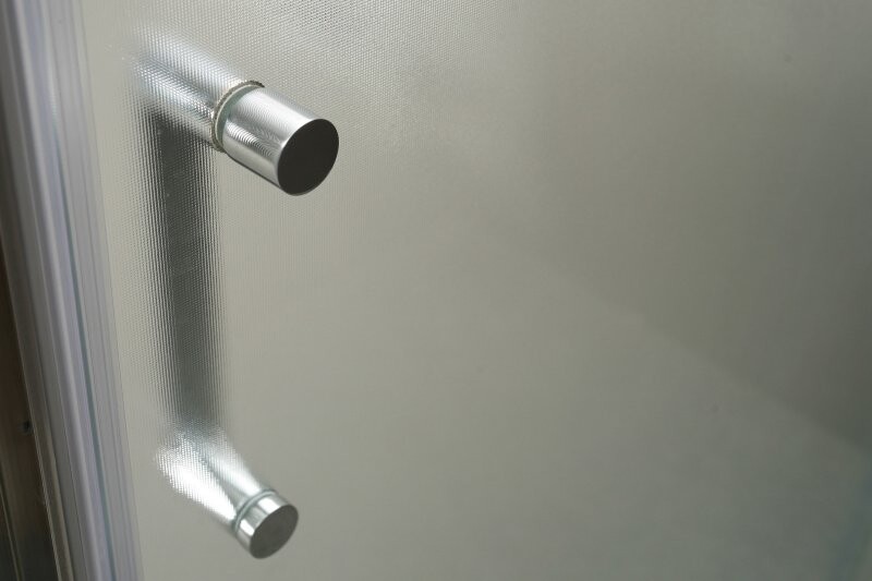 BelBagno Unique душевая дверь 100/115х190 см, рифленая, хром UNIQUE-BF-1-100/115-P-Cr
