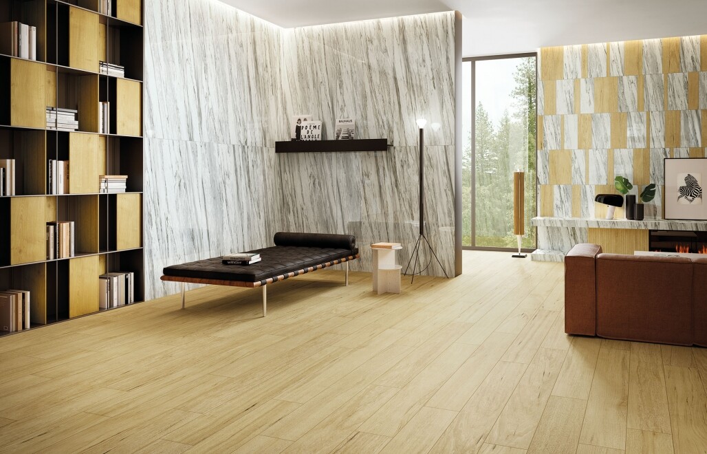 Italon Скайфолл Бьянко Парадизо керамогранит 60х120 610015000488