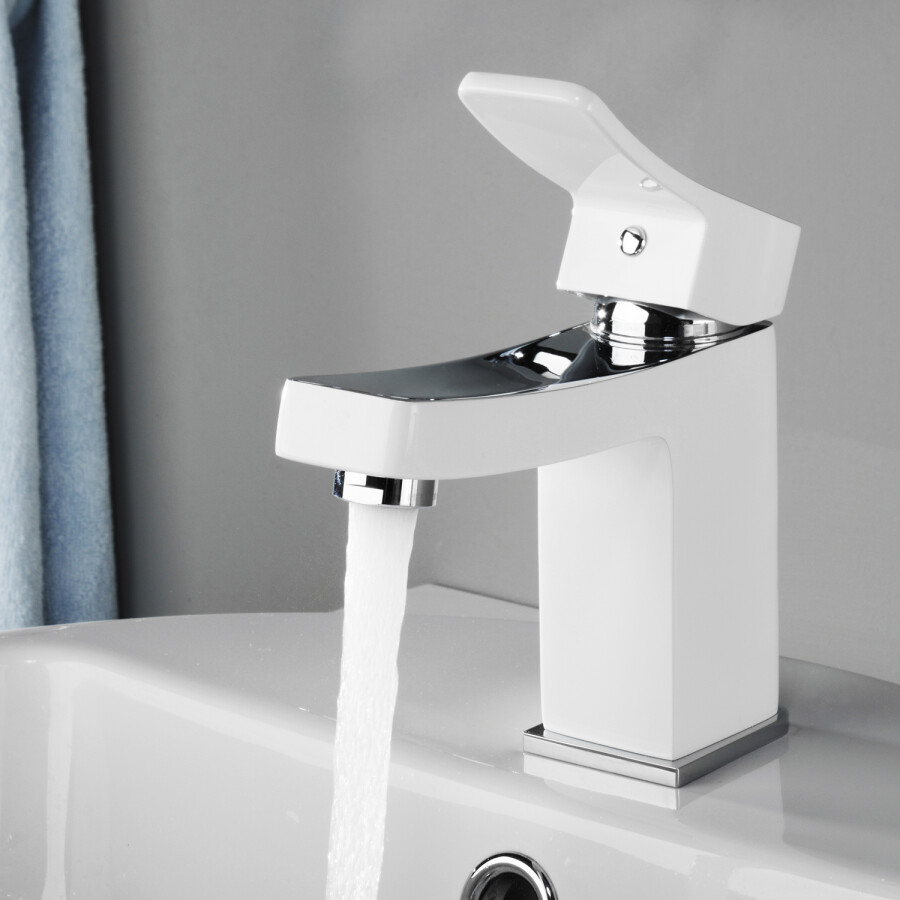 WasserKRAFT Aller 1063WHITE смеситель для раковины 35 мм