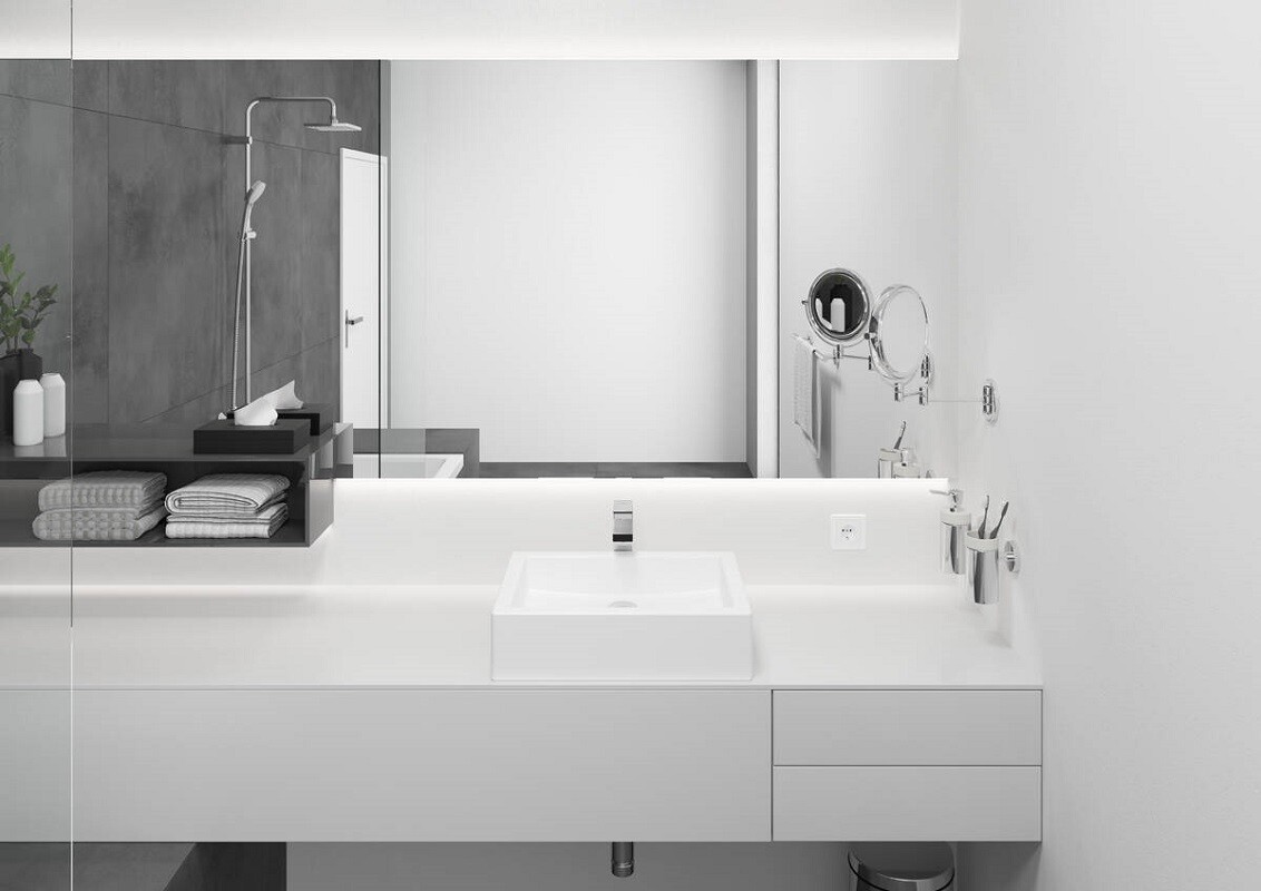 Hansgrohe Vernis Shape Смеситель для раковины 190 со сливным гарнитуром черный матовый 71562670