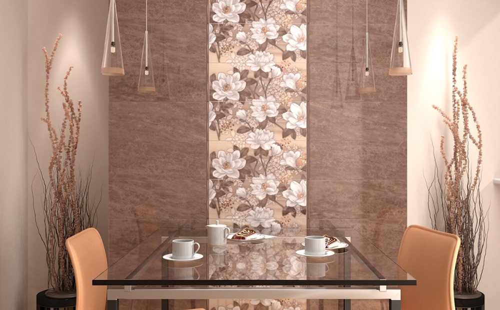 Kerama Marazzi Сари 50х6 см бордюр настенный коричневый