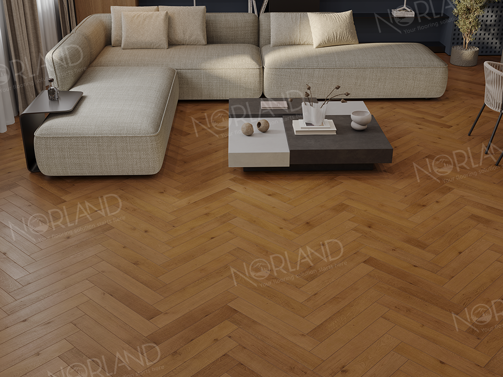Ламинат Alpine Floor Norland Herringbone Elegant LF303-13 Дуб Помона 600х100х8 mm