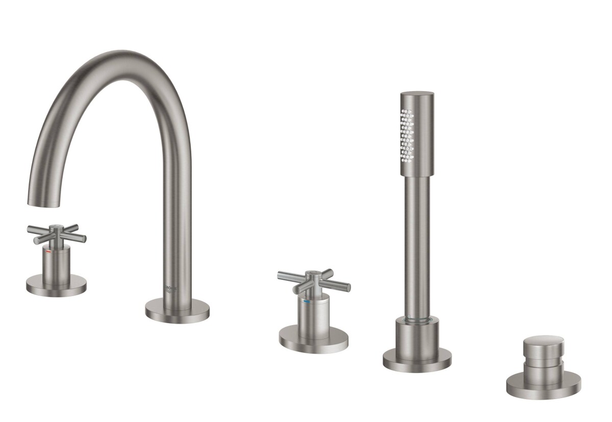 Grohe Atrio New 19923DC3 смеситель на борт ванны суперсталь