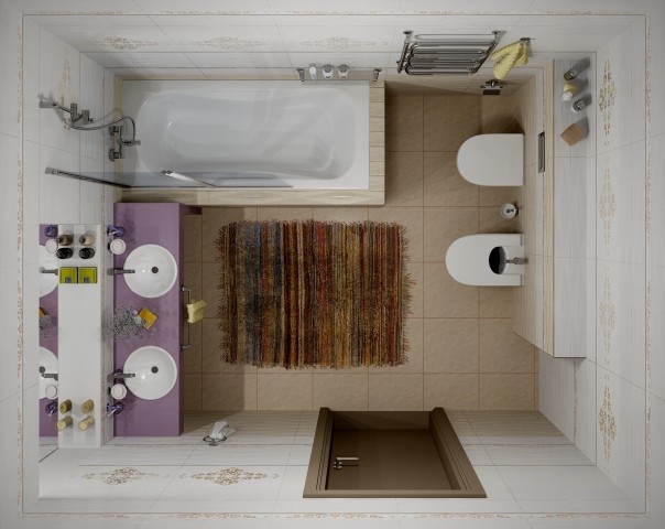 Уралкерамика Alanna 6х60см бордюр настенный терри