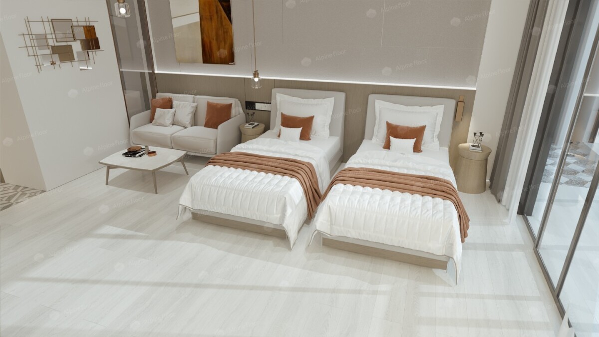 Alpine Floor Intense SPC ламинат Белый Лес ECO 9-9 1220 х 183 x 6 mm