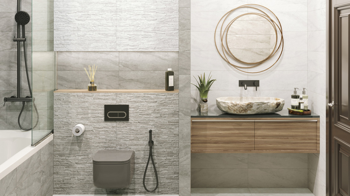 Alma Ceramica Rocko керамогранит 20х60 см TWA11ROK017