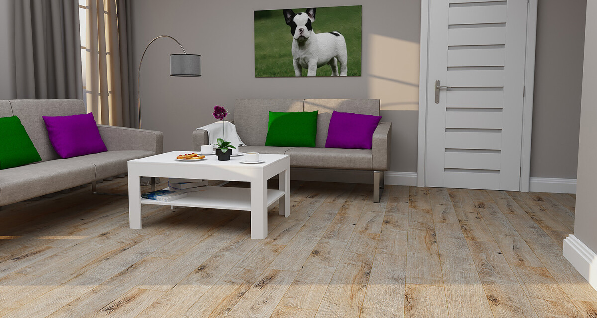 Ламинат Kastamonu Floorpan Ruby Дуб Матисc 193 x 1380 x 12 mm / 33 класс 4V FP578