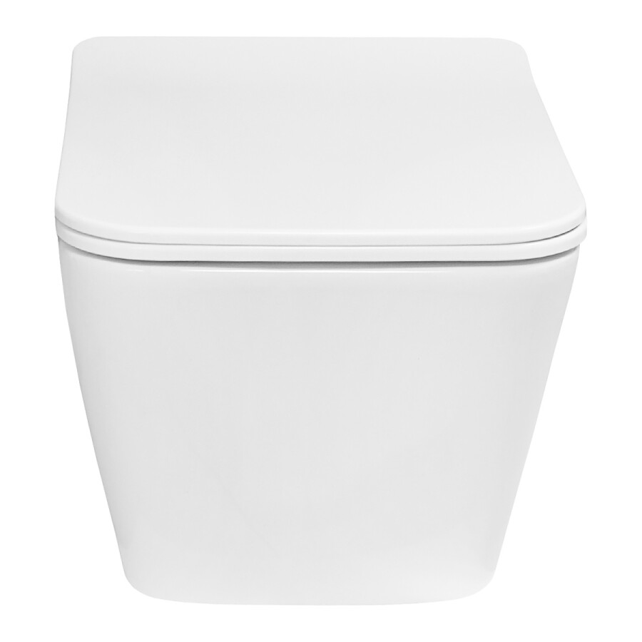 Унитаз подвесной Azario Indor Торнадо, с сиденьем микролифт/дюропласт 520*360*360 AZ-9004WT