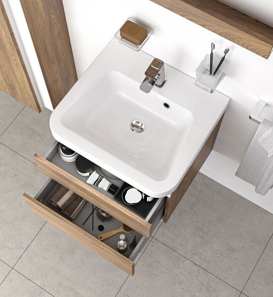 Ravak SD 10° II 650 тумба под умывальник белая X000001286