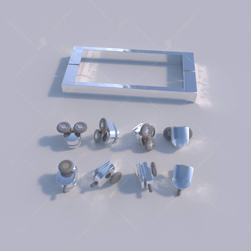 RGW CL-48 (CL-14+Z-24) душевой уголок 140х100 хром, стекло прозрачное 32094804-11