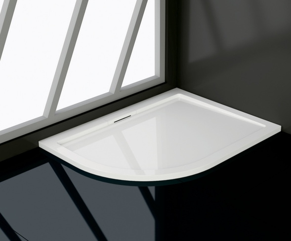RGW Acrylic With Stone AWS-41 03190480-01 LR 80*100*3,5 душевой поддон из искусственного камня