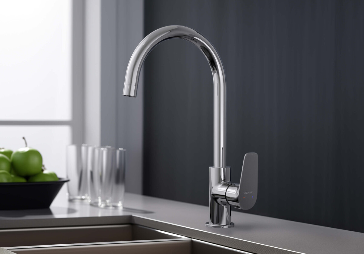 Aquatek Бетта Смеситель для кухни AQ1182CR