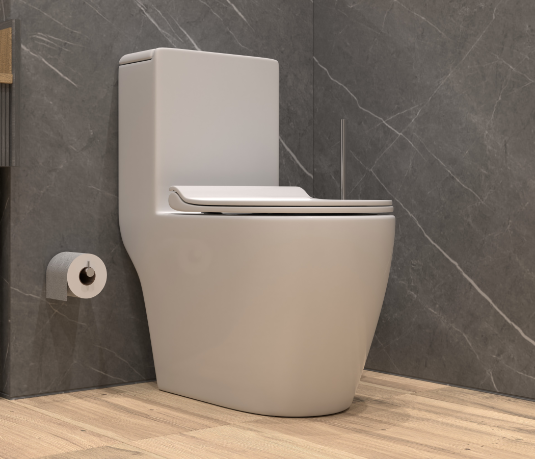 EvaGold унитаз-монолит напольный с сиденьем T1015