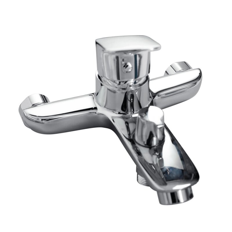 Смеситель для ванны и душа BelBagno DUE-VASM-CRM