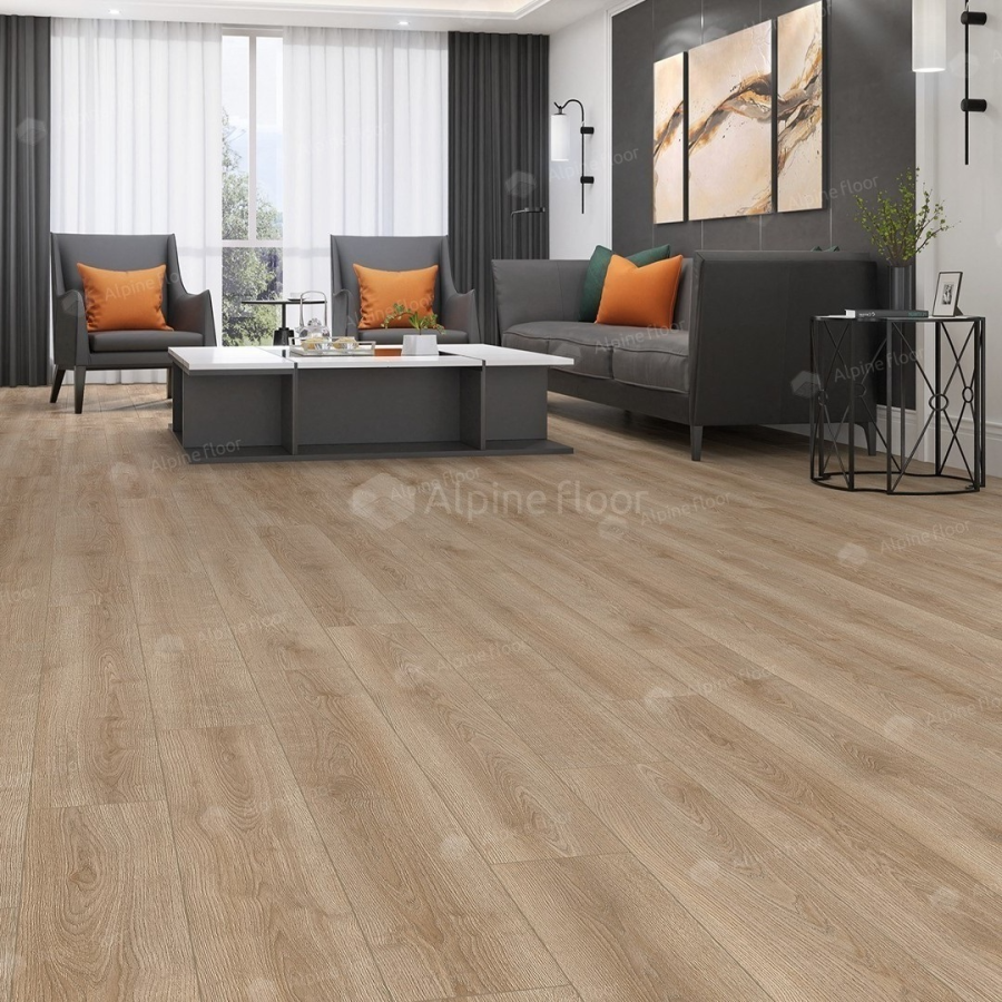 Ламинат Alpine Floor Premium Дуб Кашемир P1001, 1380 х 190 х 10 mm