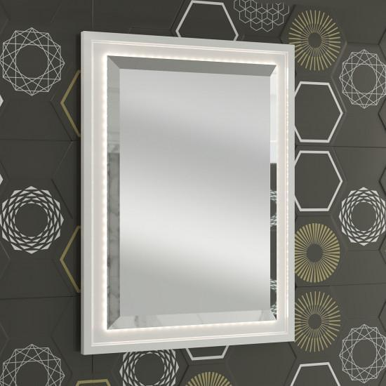 Opadiris Вегас зеркало 60 см белый 003586