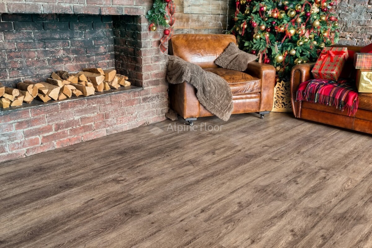 Alpine Floor Grand Sequoia LVT Кварцвиниловая плитка Венге грей ECO 11-802 1219.2 x 184.15 x 2.5 mm