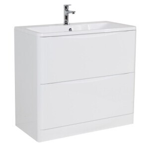 BelBagno Acqua 90 см тумба с раковиной ACQUA-900-2C-PIA-BL напольная