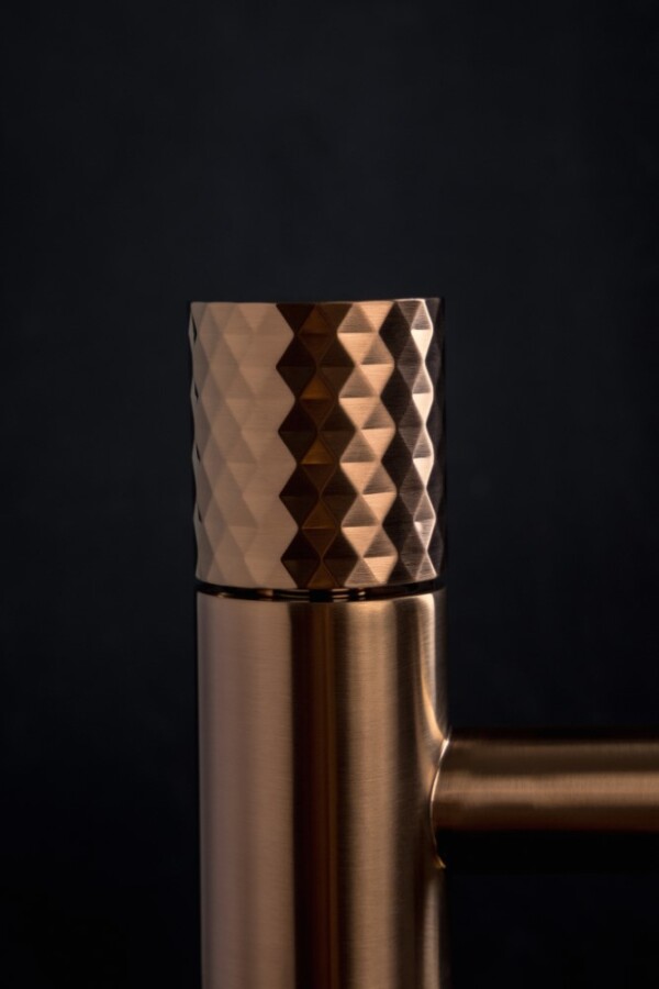 Смеситель для раковины Boheme Stick ручка Diamond Brushed Bronze 121-BRB