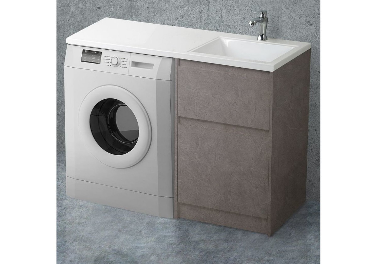 BelBagno KRAFT-LVD-580/1200-2C-PIA-BO 120 тумба под раковину напольная, над стиральной машиной