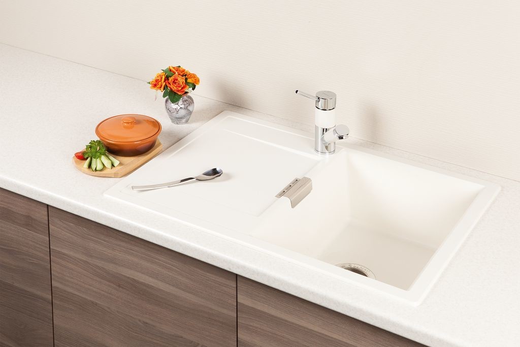 Schock Eton 45D 700972 кухонная мойка серебристый камень 74x51 см