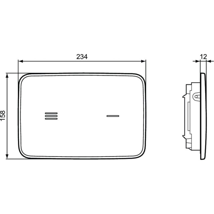 Ideal Standard бесконтактная панель смыва R0130AC