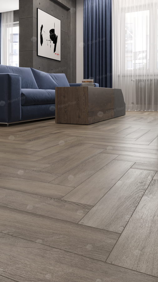 Alpine Floor Parquet Light SPC ламинат Дуб Исида ECO 13-15AB-R 600 х 125 х 4мм