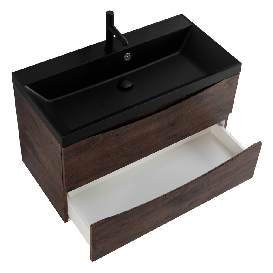 BelBagno Marino 90 см тумба под раковину MARINO-900-2C-SO-RW-P Rovere Moro подвесная