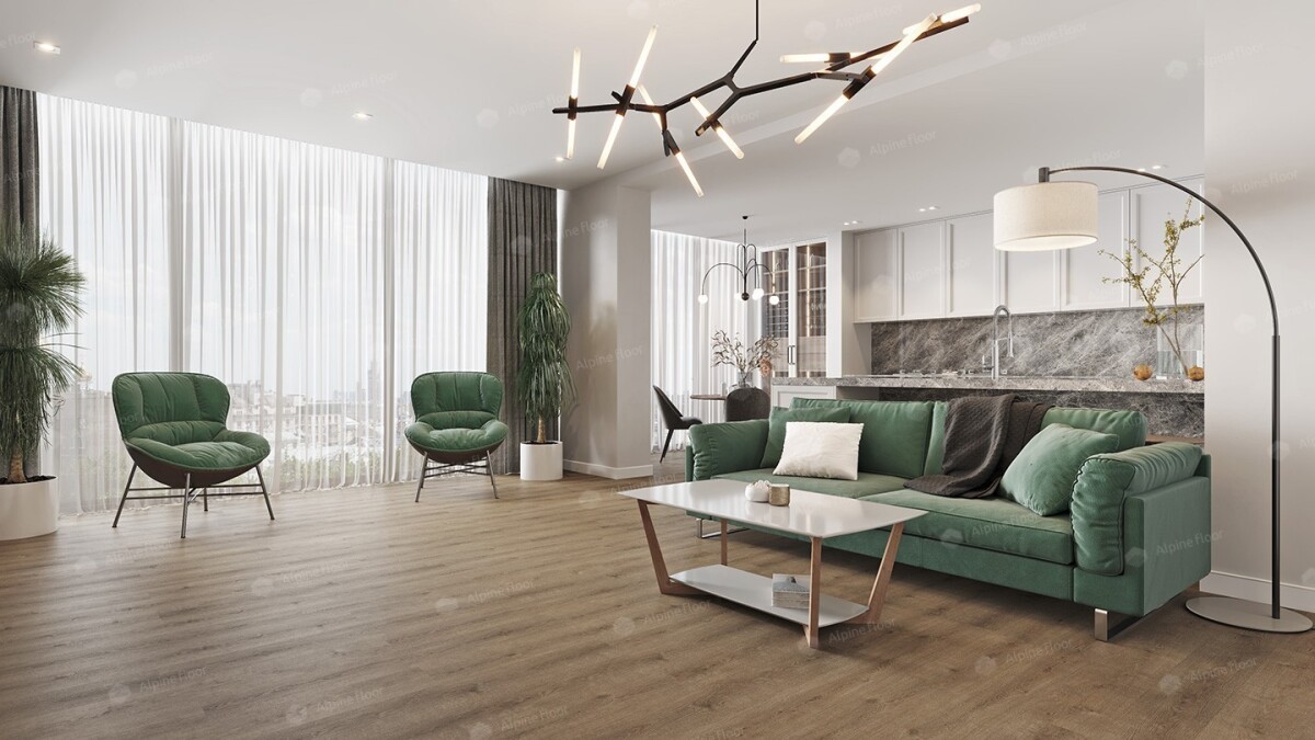 Alpine Floor Solo Plus SPC ламинат Ларгетто ЕСО 14-301-R 1220 х 183 х 4.0 mm