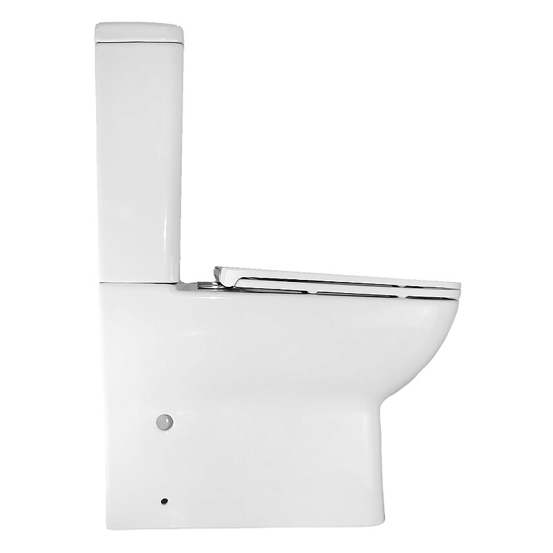 Унитаз-компакт Azario VARO 365х615х805 напольный, безободковый,с быстросъемным сиденьем Микролифт, полипропилен AZ-2171