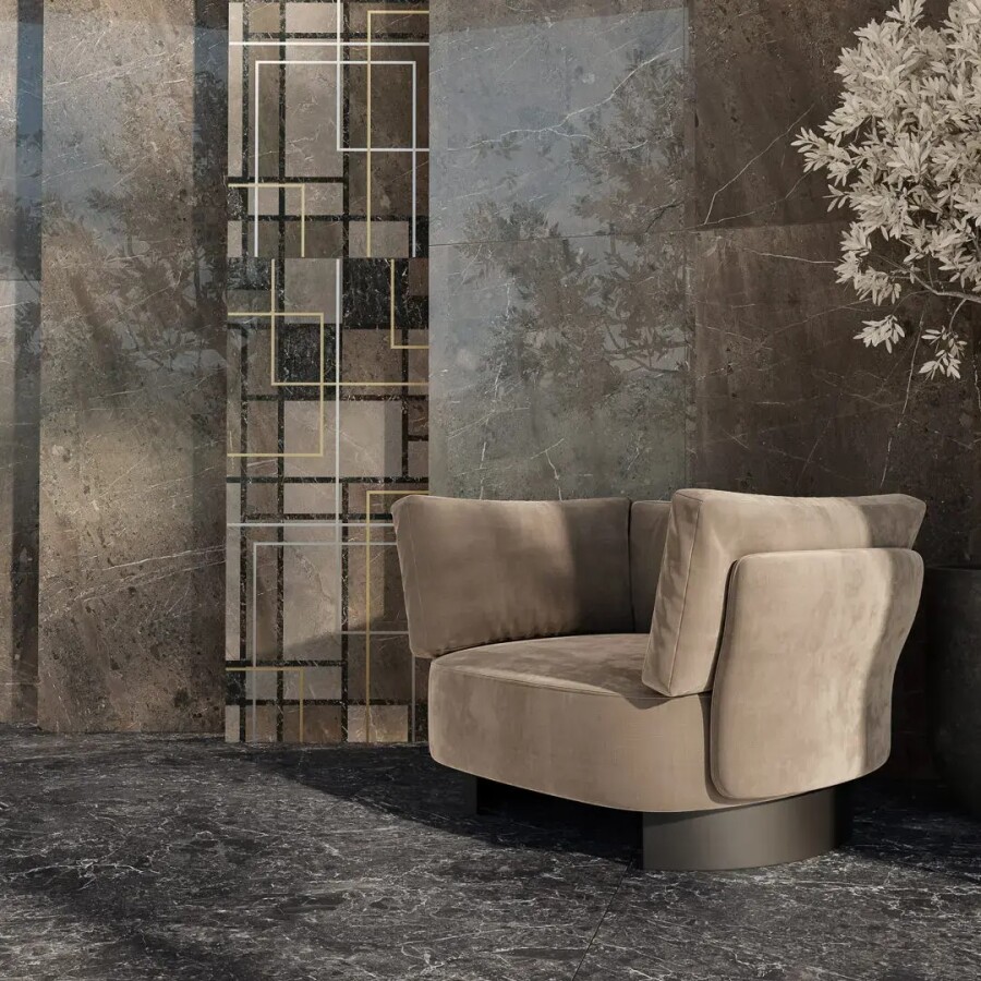 Керамическая плитка Декор Kerama Marazzi Прованс Марсель наборный Белый глянцевый обрезной 31,5x34,2x0,9 KMD2HID019BR