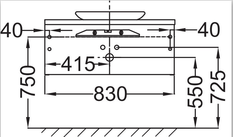 Jacob Delafon Presqu'ile 80 тумба EB1106-G1C под раковину E4439-00 подвесная