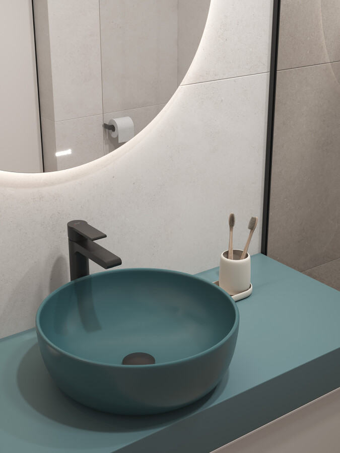 Керамогранит Cersanit Futura тонкий Soft Concrete серый ректификат 60x120 A17123